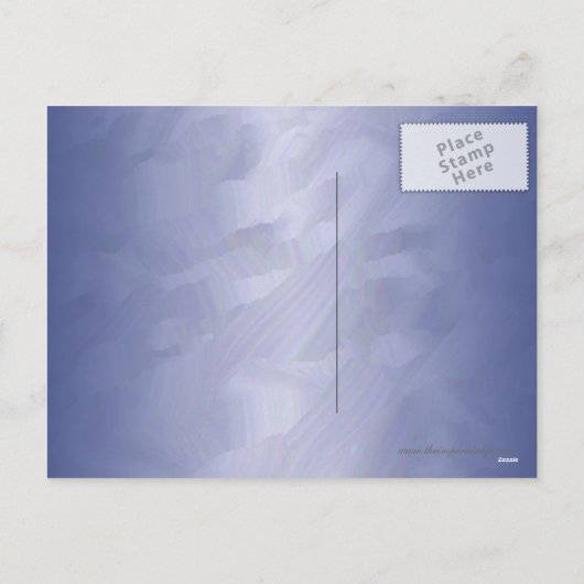 Prettige feestdagen Silver Snowflake Blue Folie (Achterkant)