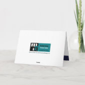 prettige feestdagen. Silver Stars Kerstmis Feestdagen Kaart (Achterkant)