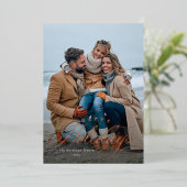 prettige feestdagen simpele elegante foto (Staand Voorkant)