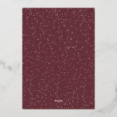 prettige feestdagen simpele elegante foto (Achterkant)