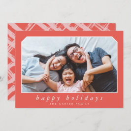 PRETTIGE FEESTDAGEN Simple Christmas cursief ingel Feestdagenkaart