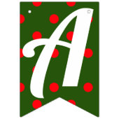 Prettige feestdagen Sinterklaas Kerstmis Vlaggetjes (Derde vlag)