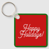 prettige feestdagen Sleutelhanger (Voorkant)