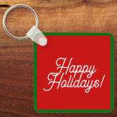 prettige feestdagen Sleutelhanger (Voorkant)