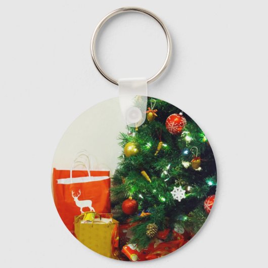 prettige feestdagen sleutelhanger (Voorkant)
