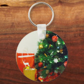 prettige feestdagen sleutelhanger (Voorkant)
