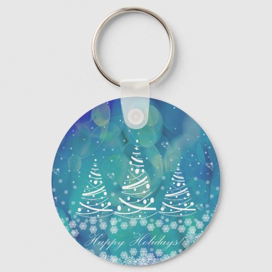 prettige feestdagen sleutelhanger (Voorkant)