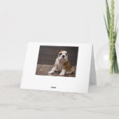 prettige feestdagen sneeuw kaart (Achterkant)