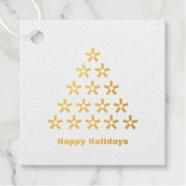 prettige feestdagen sneeuwbalpapier bedankjes labels