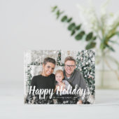 prettige feestdagen SneeuwBriefkaart Briefkaart (Staand voorkant)