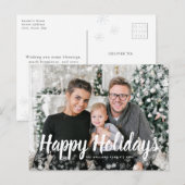 prettige feestdagen SneeuwBriefkaart Briefkaart (Voorkant / Achterkant)