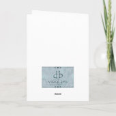 Prettige feestdagen - sneeuwman (Achterkant)