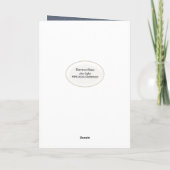 prettige feestdagen sneeuwpop met ster kaart (Achterkant)