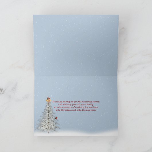 prettige feestdagen sneeuwpop met sterversiering (Binnen)