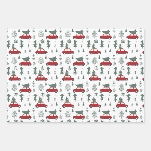 prettige feestdagen sneeuwpopslag in papierbladen inpakpapier vel (Voorkant)