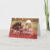 prettige feestdagen Sneeuwrood (Voorkant)