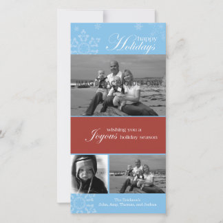 Prettige feestdagen Sneeuwvlok Feestdagenkaart