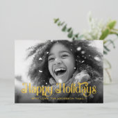 Prettige feestdagen sneeuwvlokken rood groene stre (Staand Voorkant)