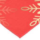 prettige feestdagen sneeuwvlokken voor kerstgoud r tafelkleed (Gekanteld)