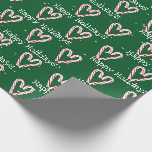 prettige feestdagen snoepriet met Snowflakes Cadeaupapier (Hoek)