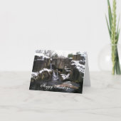 Prettige feestdagen Snow Skansen Zweden (Voorkant)