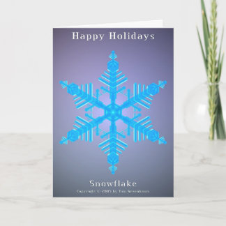 Prettige feestdagen Snowflake 01 Kaart
