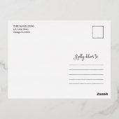 prettige feestdagen Snowflake 4 Foto's Collage Fam (Achterkant)