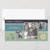 Prettige feestdagen Snowflake Sweet 3-Foto :: 05 Feestdagenkaart (Voorkant / Achterkant)