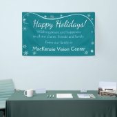 prettige feestdagen Snowflakes Banner (Beurs)
