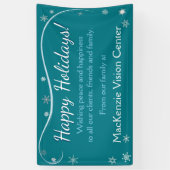 prettige feestdagen Snowflakes Banner (Verticaal)