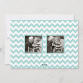 prettige feestdagen Snowflakes-kaart | Vast | Blau Feestdagenkaart (Achterkant)