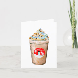 prettige feestdagen Snowman Caramel en Sprinkles L