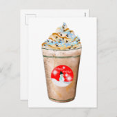 prettige feestdagen Snowman Caramel en Sprinkles L (Voorkant / Achterkant)