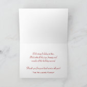 Prettige feestdagen Snowman en Deer (Binnen)