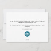 Prettige feestdagen Snowman _ Fotografie Bedrijf Feestdagenkaart (Achterkant)