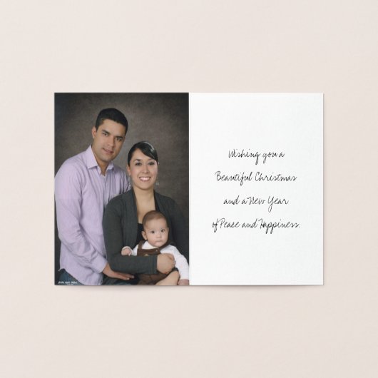 Prettige feestdagen Snowman Retro Folie Kaarten (Binnen)