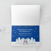 Prettige feestdagen Snowy Gnomes Business (Binnen)