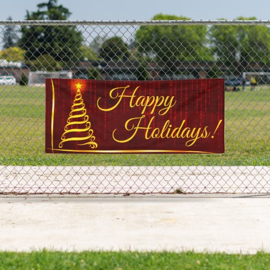 prettige feestdagen spandoek (Insitu)