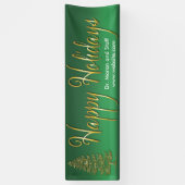 Prettige feestdagen spandoek (Verticaal)