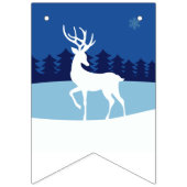 PRETTIGE FEESTDAGEN spandoek Vlaggetjes (Eerste vlag)