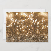 Prettige feestdagen Sparkle Foto Feestdagenkaart (Achterkant)