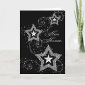 Prettige feestdagen Sparkly Stars (ideaal voor zak (Voorkant)