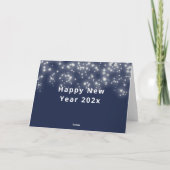 Prettige feestdagen Sprankelend script (Achterkant)