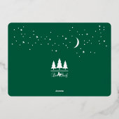 Prettige feestdagen Starry Sparkle Foto 5 x 7 (Achterkant)