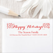 prettige feestdagen sterren etiket (Insitu)