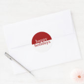 prettige feestdagen Sticker (Envelop)