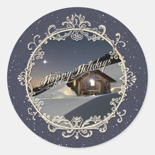 PRETTIGE FEESTDAGEN - STICKER (Voorkant)