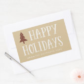 Prettige feestdagen Sticker Neutraal (Envelop)