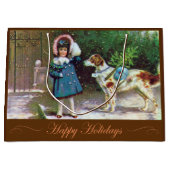 prettige feestdagen stijlvolle  cadeautas (Voorkant)