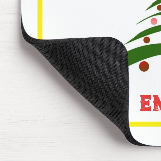 prettige feestdagen stijlvolle kerstboomMuismat Muismat (Hoek)